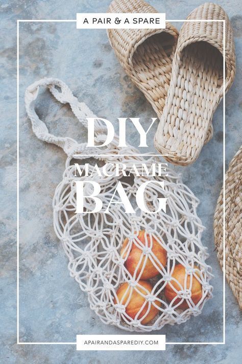 Macrame Tas, Diy Macrame Wall Hanging, Diy Macramé, Pola Macrame, Hantverk Diy, Sac Diy, Macrame Bag, Macrame Ideas, Macrame Knots