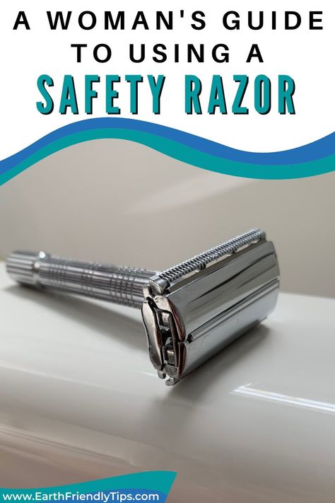 Are you interested in switching to a safety razor but not sure how to shave with one? Then this guide on how to use a safety razor for women will help you out! You'll learn the right way to hold and use a safety razor so you can get a clean, smooth, and nick-free shave every time. #ecofriendly #zerowaste #shave Preventing Razor Burn, Homemade Coffee Scrub, Safety Razor Stand, Minimalist Lifestyle Inspiration, Single Blade Razor, Vintage Gillette Safety Razor, Safety Razor Shaving, Shaving Tips, Razor Bumps