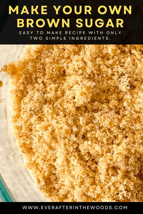 How to Make Your Own Brown Sugar at Home: Easy Recipe, Tips, and Storage Ideas - Ever After in the Woods Diy Brown Sugar, Make Brown Sugar, Make Brown, Best Recipes Ever, How To Make Brown, Best Food Ever, Melting Pot, Food And Drink Recipes, Bloggers To Follow