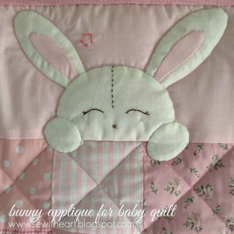 Bunny Baby Quilt, Kid Quilts Patterns, Bunny Applique, Baby Applique, Bunny Quilt, Baby Quilt Pattern, Cot Quilt, Baby Quilt Patterns, Childrens Quilts