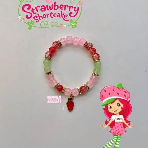 Trio Set | Strawberry Shortcake 🍓, Cherry Jam🍒, Apple Dumpling 🍎 • • • #strawberryshortcake #appledumpling #cherryjam #beadedbracelets #charmbracelets #bbm Strawberry Shortcake Cherry Jam, Orange Blossom Strawberry Shortcake, Apple Dumpling, Bracelet Business, Cherry Jam, Bracelet Inspiration, Apple Dumplings, Bracelet Inspo, Bracelets Ideas