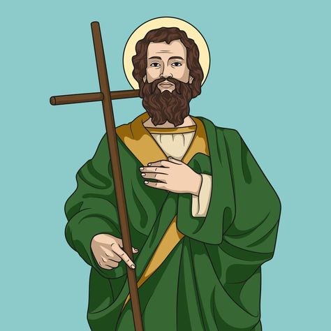 Catholic Orders, Saint Philip, The Saint, Catholic Art, Color Vector, Jesus Pictures, Catholic Faith, Eps Vector, Catholic Church