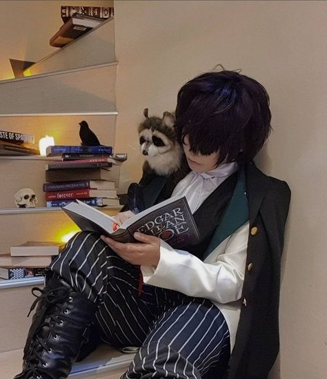 Ranpo X Poe Cosplay, Poe Cosplay Bsd, Ranpoe Cosplay, Sigma Cosplay Bsd, Bsd Cosplayers, Bsd Outfits, Ranpo Cosplay, Atsushi Cosplay, Bungou Stray Dogs Cosplay