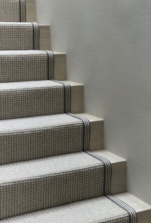 Chelsea Modern Town House | Gunter & Co | Interior Design & Interior Architecture Project — Gunter & Co Natural Fiber Carpets, Staircase Runner, Property Renovation, Modern Townhouse, New Staircase, Carpet Ideas, Stair Carpet, Stairway Design, Townhouse Designs