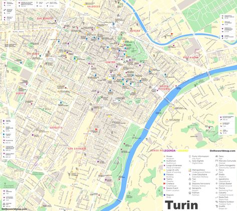 Piedmont Italy, Italy Map, Turin, Map, Italy