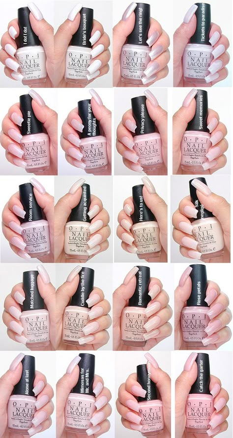 Opi Soft Shades, Opi Pink Nail Polish, Opi Nail Polish Colors, Opi Gel Nails, Opi Nail Colors, Milky Nails, Glamorous Nails, Gel Nail Colors, Pink Nail Polish