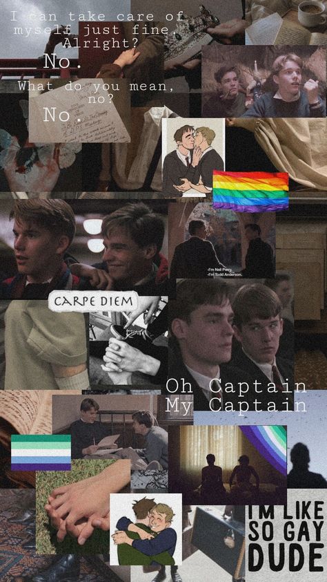 Wallpaper Dead Poets Society Neil X Todd Dps, Todd And Neil Fanart, Neil Perry Wallpaper, Anderperry Aesthetic, Neil And Todd Fanart, Dead Poets Society Fanart, Anderperry Fanart, Todd And Neil, Dead Poets Society Wallpaper