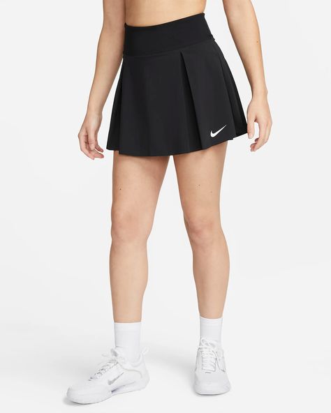 Short Tennis Skirt, Tennis Skirt Black, Play All Day, Blue Mini Skirt, Tennis Skirts, Nike Tennis, Women Nike, Girl's Back, New Balance Women