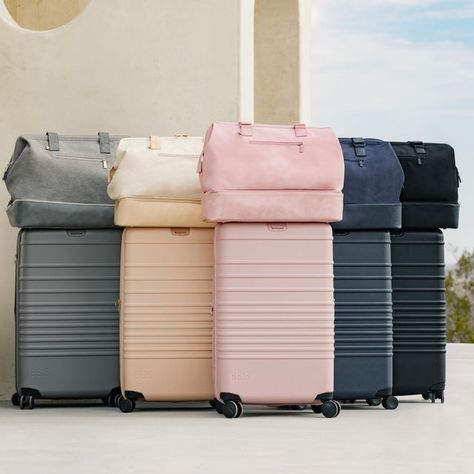 BÉIS on Instagram: "JUST RESTOCKED: the Atlas Pink Collection. The Weekender, Mini Weekender, Rollers and Accessories are BACK 💕 US restock only, back in Canada and EU early Feb x" Tennis Tote, Travel Bag Set, Travel Bag Essentials, Hard Shell Luggage, Dagne Dover, Luggage Bags Travel, Large Gift Bags, Carry On Suitcase, Nordstrom Anniversary Sale