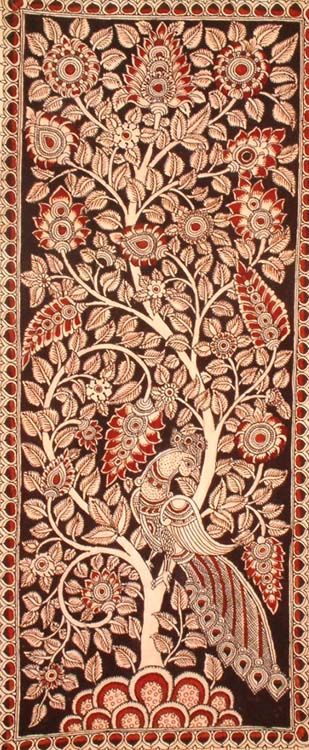 tree of life - India Kalamkari Painting Design, Kalamkari Design, Kalamkari Art, Tree Of Life Painting, Kalamkari Designs, Tree Of Life Design, Kalamkari Painting, Art Chinois, Tree Of Life Art