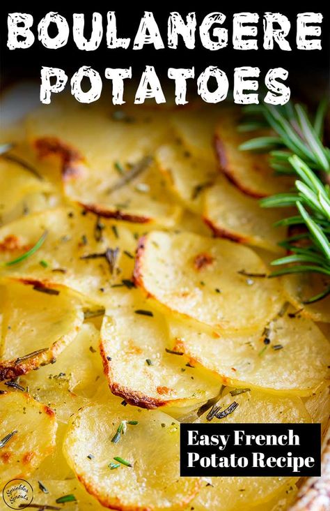 Oven Baked Sliced Potatoes, Layered Potato Bake, Onion Bake, Boulangere Potatoes, Creamy Scalloped Potatoes, Side Dishes For Salmon, French Potatoes, Best Potato Recipes, Layered Potato