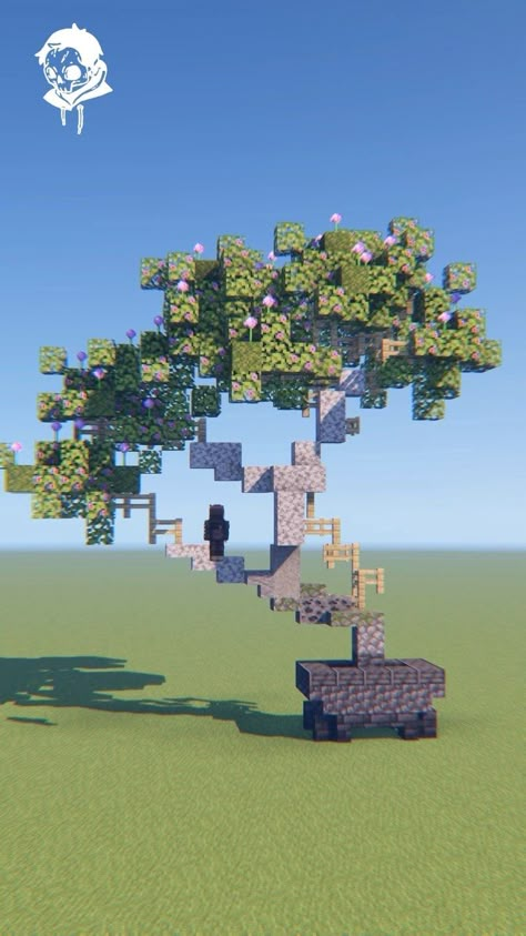 Minecraft Custom Plants, Minecraft Magical Tree, Willow Tree Minecraft, Minecraft Oak Tree, Minecraft Custom Trees, Minecraft Trees Design, Minecraft Flower Garden, Minecraft Nature, Tree Minecraft