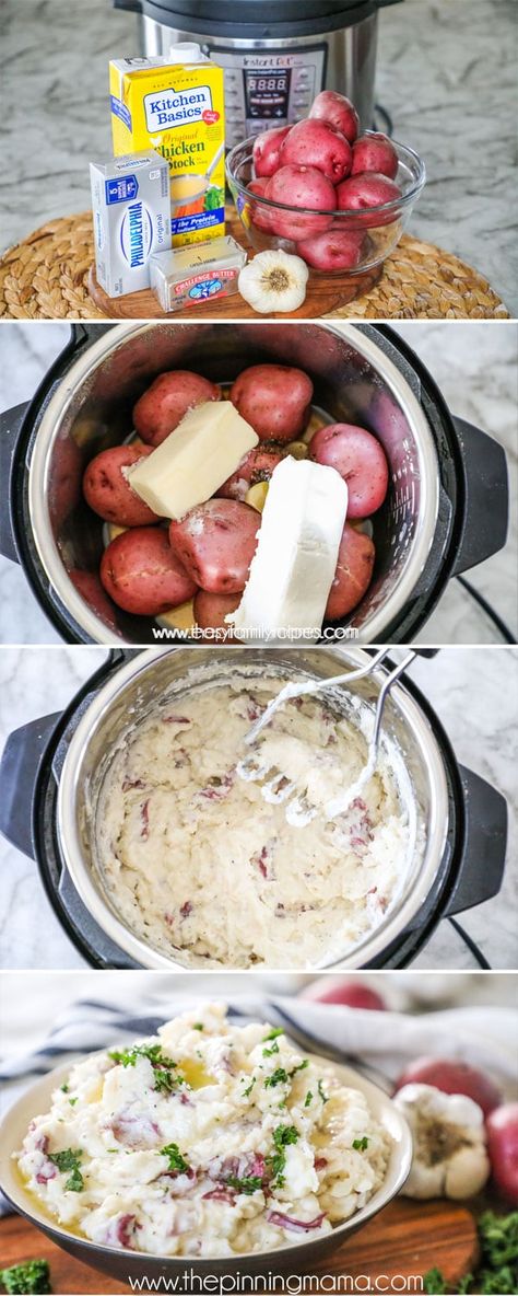 Potatoes In The Instant Pot, Corned Beef Sandwich, Corned Beef Brisket, Making Mashed Potatoes, Mashed Potato Recipes, Easy Instant Pot Recipes, Instant Pot Dinner Recipes, Potatoes Recipe, Instant Pot Pressure Cooker