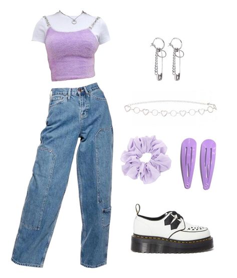 @ems_part_2 on Instagram: “💜💜” Purple Wardrobe, 90s Grunge Outfits, Vintage Outfits Classy, Purple Outfits, Outfit Layout, 90s Fashion Outfits, Tomboy Outfits, Outfit Combinations, Grunge Outfits