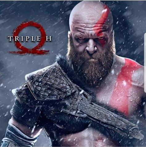 Triple H as Kratos | God of War | Know Your Meme Sport Art Projects, Wwe Funny, Wwe Pictures, Wwe Tna, Stephanie Mcmahon, Wwe Legends, Wwe Wallpapers, Wwe World, Wrestling Superstars