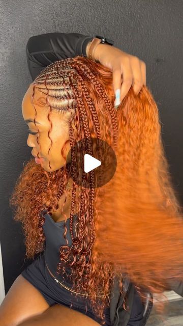 Houston Braider & Hairstylist🇭🇹 on Instagram: "😍😍😍
••••••••••••••••••••••••••••••••••••••••••••••••••••••• #houstonhair #houstonhairstylist  #houstonbraider #lacefrontal #miamibraids #houstonbraiders #miamibraider #knotlessbraids #braids #houstonlashes #naturalhair #houstonnails  #wigs #houstonnails  #houstonbraids #hairtutorial  #hairstyles #cypressbraider #braidstyles #explorepage  #houstonsewin #knotless #wiginstall #lacewigs #dallasbraider #austinbraider #atlbraids #atlhairstylist #houstonhairsalon #houstonhairstylists" Copper Boho Knotless Braids, Copper And Blonde Braids, Copper And Blonde, Boho Knotless Braids, Boho Knotless, Feed In Braids Hairstyles, Blonde Braids, Feed In Braid, Knotless Braids