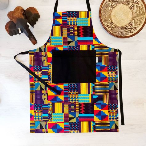 Excited to share the latest addition to my #etsy shop: Mashona Handmade African Print Bogolan Print Apron with pocket https://etsy.me/3o9NBy9 #brown #beige #cotton #100cotton #mashona #burlappocket #mudclothprint #handmade #womenapron African Interior Design, Kitchen Beautiful, Kitchen Handmade, African Wall Baskets, Colourful Prints, Oven Mittens, Printed Table Runner, Colorful Fabric, Handmade Table Runner