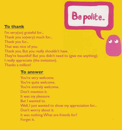 30+ Delightful Ways to Say THANK YOU in English 3 English Talk, Learn English For Free, Other Ways To Say, Improve English, Conversational English, English Fun, Interesting English Words, English Tips, Grammar Lessons