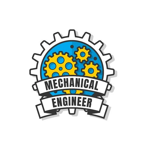 Free vector hand drawn mechanical engine... | Free Vector #Freepik #freevector #repair-logo #personal-logo #mechanic-logo #logo Mechanical Engineering Logo Design, Mechanical Logo, Mechanical Engineering Logo, Mechanic Logo, Logo Engineering, Engineering Logo, Engineer Design, Mechanic Engineering, Nissan Gtr Wallpapers