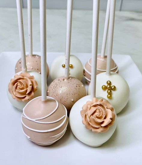 💖 Cake pops for a beautiful christening #christeningcakepops #designercakepops #kupcakekitchen #wantcake baptismcakepops #cakepops #cakepop #christeninggifts #baptismgiftideas #cakepopping #cakepopart #cakepopmaker #cakepopcuties #cakepopper #cakepopcrazy #cakepoplife #cakepoplove #cakepoplovers #cakepopartist #cakepopqueen #customcakepops #customizedcakepops #cakepopsallday #customtreats #santaclarita #santaclaritavalley Baptism Cake Pops, Bautizo Ideas, Custom Cake Pops, Cake Pop Maker, Pop Cakes, Ideas Decoracion, Sweet Treats Desserts, Baptism Cake, Christening Cake