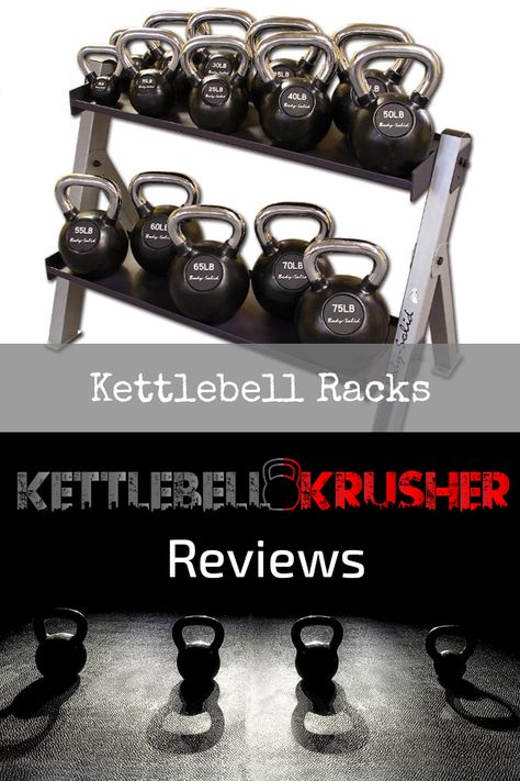 We review the best kettlebell racks for storing your kettlebells. #kettlebellracks #kettlebells #kettlebellreviews Kettlebell Rack, Fitness Equipment, Kettlebell, Storage Rack, No Equipment Workout, Good Things