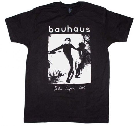 Bauhaus Bela Lugosi's Dead T-Shirt Style Band Tees, Abduction Of Persephone, Rock Band T Shirts, Venice Beach Boardwalk, Bela Lugosi, Band Merch, Band Shirts, Black & White, Mens T Shirts