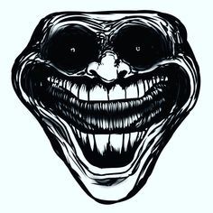 Troll Face GIF – Troll face – discover and share GIFs Solgaleo Pokemon, Scary Photos, Creepy Smile, Album Artwork Cover Art, Creepy Faces, Arte Monster High, Photos For Profile Picture, Scary Faces, Troll Face