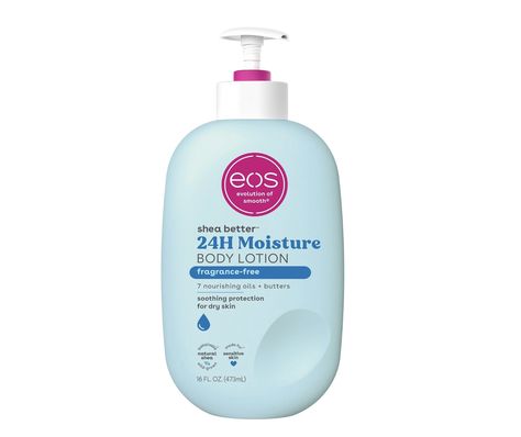 eos Shea Better Body Lotion- Fragrance Free, 24-Hour Hydration Skin Care, 16 fl oz New Eos Lotion Christmas, New Eos Lotion, Eos Shea Butter Body Lotion, Eos Body Lotion Vanilla, Eos Lotion Strawberry Dream, Bur Basket, Eos Lotion, Best Facial Cleanser, Better Body