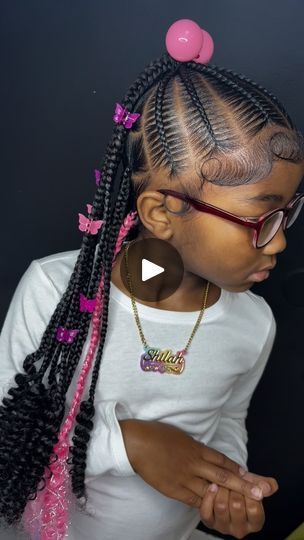 850 reactions · 318 shares | Kids half stitch . Half knotless 🦋🦋🦋. #braidsbraidsbraids #kidsbraids #kidsbraidstyles #kidsbraider #kidsbraidsatl #kidsbraidsandbeads #stitchbraids #braidsgang #cincinnatibraider #braidideas #braider #ohiobraider | Dree Dree | Ace Hood · Pretty Girl Rock (Remix) Kids Half Up Half Down Braids, Half Up Half Down Braids Kids, Kids Stitch Braids, Cute Braided Hairstyles For Kids, Knotless Braids Kids, Knotless Braids For Kids, Kids Braids With Beads, Four Braid, Braid Half Up Half Down