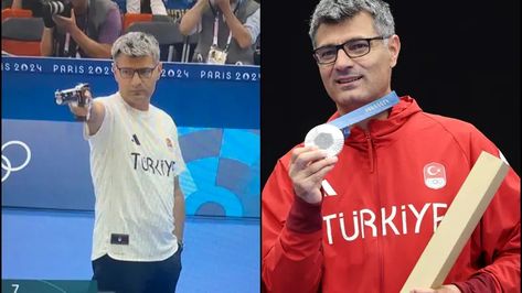 “He Defines Aura”: Turkish Shooter Yusuf Dikec Wins Silver at 51 Without Specialized Gear | Republic World 2024 Summer Olympics, 2012 Summer Olympics, Unknown Facts, Record Holder, Simone Biles, Pretty Smile, The Olympics, Sports Lover, New Paris