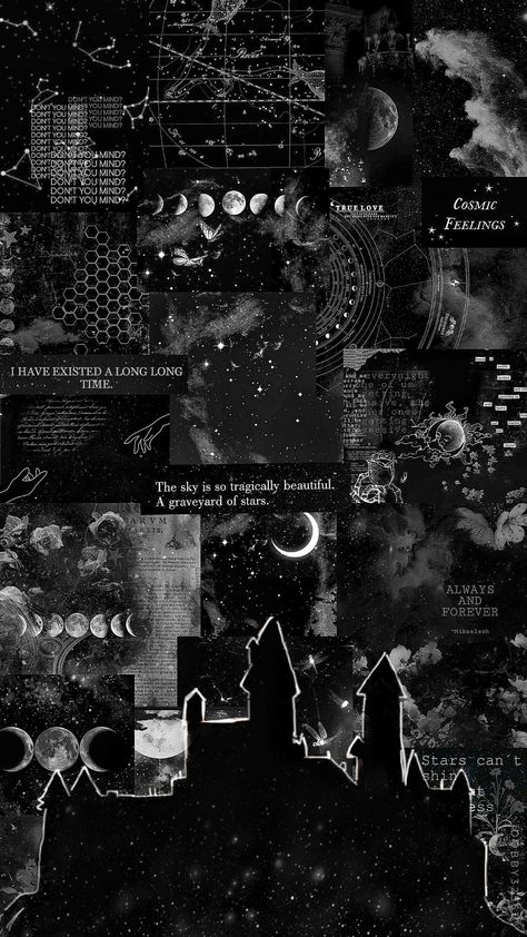 #Hogwarts ~ #Stars ~ #Quotes Nyctophile Aesthetic Wallpaper, Star Shopping Wallpaper, Nyctophile Wallpaper, Dark Hogwarts Aesthetic, Star Wallpaper Aesthetic, Stars Aesthetic Wallpaper, Star Collage, Stars Quotes, Moon And Stars Wallpaper