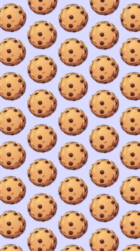 Cookie wallpaper. Cute. Chocolate chip cookie. Chocolate Chip Cookies Aesthetic Wallpaper, Wallpaper Cookies Backgrounds, Cookie Wallpaper Aesthetic, Cookies Wallpaper Iphone, Sprinkle Wallpaper, Cookies Background, Cookie Background, Iphone Cookies, Cookies Wallpaper