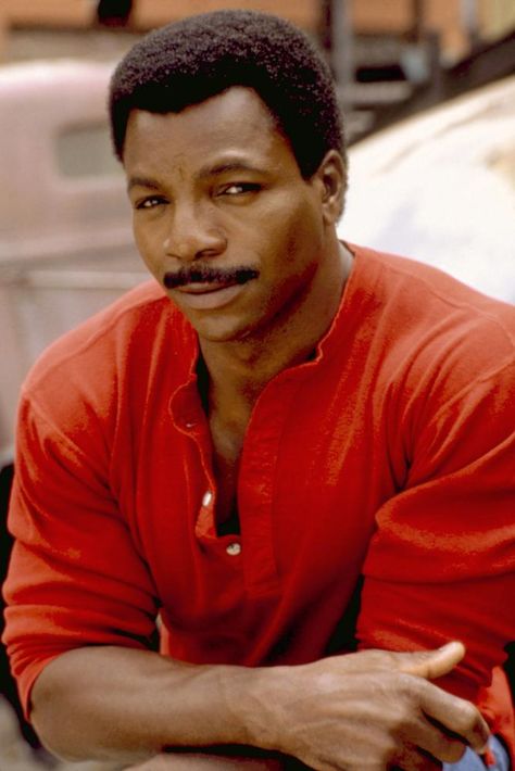 Carl Weathers aka Action Jackson, Apollo Creed, Dillion from Predator, etc. Perfect for expendables 4. Rocky Film, Apollo Creed, Carl Weathers, Black Actors, Rocky Balboa, Black Hollywood, Charming Man, Sylvester Stallone, Famous Celebrities