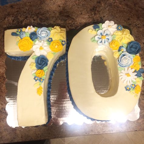 70 Shaped Birthday Cake, 70th Number Birthday Cake, 70 Cake Birthday, 70th Bday Cake, 70 Cake, Number 70 Cake, Number 70 Birthday Cake, 70 Number Cake, 70th Cake