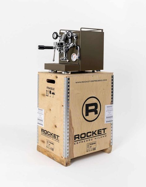 Partnered with Rocket Espresso Milano, Carhartt WIP comes with a custom, limited-edition compact espresso machine called Carhartt WIP x Rocket Espresso Milano. This machine is designed to deliver premium espresso with the best quality and features. Rocket Espresso Machine, Expensive Christmas Gift, Rocket Espresso, Coffee Bar Home, Enamel Badges, Coffee Brewer, Espresso Machines, Environmental Design, Military Inspired