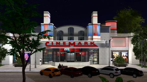 Ts4 Movie Theater, Sims 4 Lots Community Patreon, Hooka Lounge Sims 4, Sims 4 Community Lot Builds, Sims 4 Theatre Cc, Sims 4 Movie Mod, S4cc House, Clark Atlanta University Sims 4, Sims 4 Bookstore Cc