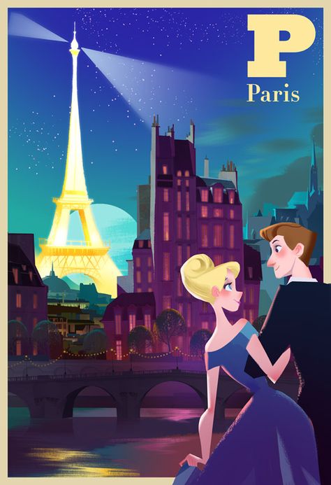 Victoria Ying's Art: Paris City poster Victoria Ying, Mike Yamada, Art Parisien, Paris Illustration, Paris Poster, Character References, Paris Art, Paris Photo, Paris City