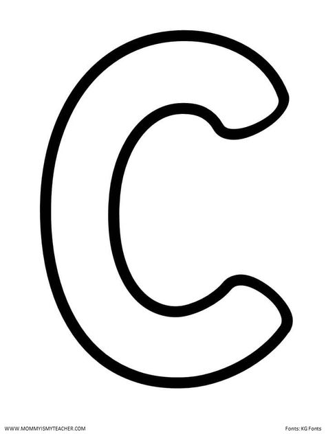 Letter C Template Free Printable, C Printable Letter, Free Letter C Printables, Letter C Printable Free, Letter C Template, Letter C Craft, Letter C Printable, Letter C Activities, Letter C Crafts