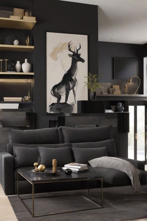 Dive into the world of interior design with the top paint color of 2024: Onyx (2133-10). Bold, luxurious, and perfect for elevating your space! #Ad #homedecor #homedesign #wallpaints2024 #Painthome #interiorarchitecture Wall Colors Green Living Room Colors
Bright Living Room Colors
Apartment Renovation
Living room Remodeling
Modern Paint Colors
2024 Bright Living Room Colors, Colorful Living Room Bright, Paint Colors 2024, Renovation Living Room, Modern Paint Colors, Top Paint Colors, Black Paint Color, Behr Paint Colors, Girly Apartment Decor