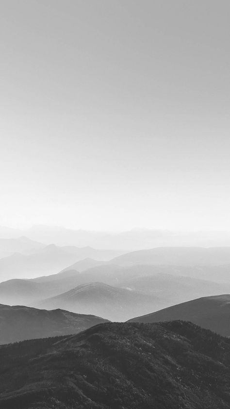 Minimalistic Grey Wallpaper, Grey Wallpaper Aesthetic, Minimalist Wallpaper Phone, Black And White Wallpaper Iphone, New Nature Wallpaper, Gig Poster, Scenery Photography, Mountain Wallpaper, Simple Iphone Wallpaper