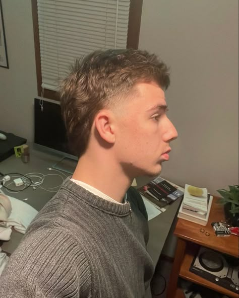 Lowkey Mullet, Long Hair Fade, New Hair Cut Style, Mens Haircuts Thick Hair, Hair Types Men, Crew Cut Haircut, Hair Stages, Mens Haircuts Straight Hair, Men Fade Haircut Short