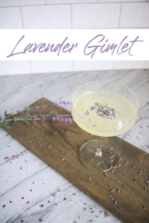 Lavender Gimlet, Mocktail Ideas, Gin Gimlet, Gimlet Recipe, Gimlet Cocktail, Goals And Resolutions, Lavender Cocktail, Trip To New York City, Lavender Syrup