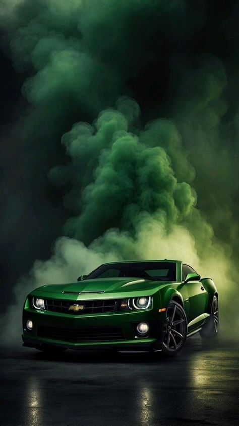 Chevrolet Camaro Wallpapers, Cadillac Wallpaper, Camaro Wallpaper, Camaro Art, Green Camaro, Chevrolet Wallpaper, Cool Car Backgrounds, Chevrolet Corvette C7, Camaro Car