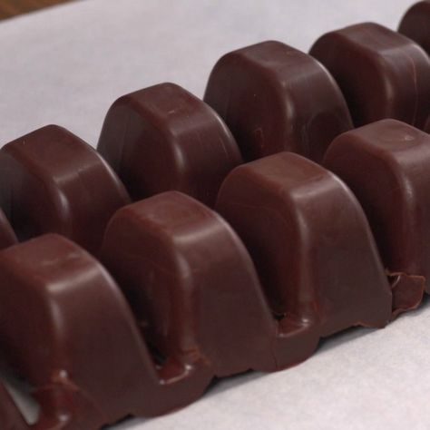 Ice Cube Tray Chocolates Mold Ice Cube Tray Chocolates, Expensive Chocolate, Blackberry Syrup, Chocolate Stores, Chunky Peanut Butter, Homemade Candy, Chocolate Covered Cherries, Soft Caramel, Chocolate Shells