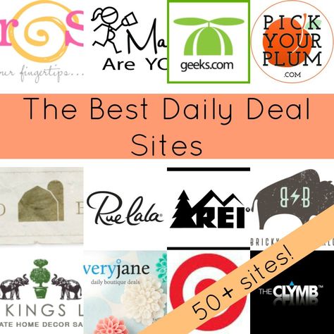 Over 50 Daily Deal Sites that will Save you Money! Crafting, home, decor, kids. All here! Show Me The Money, Budget Saving, Google Analytics, Saving Ideas, Financial Tips, Money Matters, Love To Shop, Shopping Sites, Frugal Living