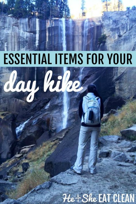 Day Hiking Essentials: Must-Haves for your Pack. Don't hit the trail without the gear you need. Stay safe and enjoy your time by packing the correct items. #hiking #hiker #hike #hikerchat #heandsheeatclean Must Have Items For Hiking, Hiking Must Haves, Osprey Daylite, Weight Training Routine, Hiking Snacks, Clean Eating Lifestyle, Day Hiking, Arizona Hiking, Hiking Essentials