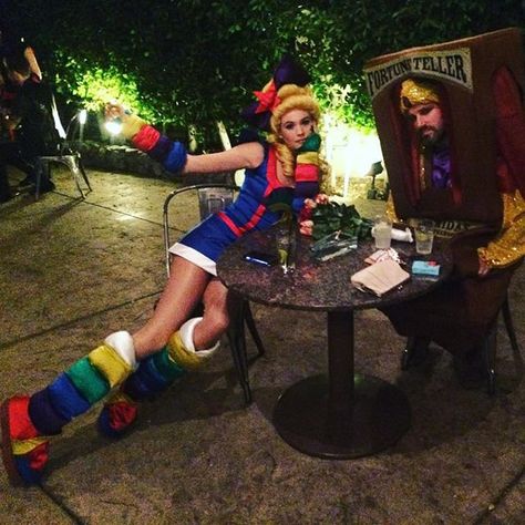 Pin for Later: All the Celebrity Halloween Costumes of 2015 Behati Prinsloo as Rainbow Brite Rainbow Brite Costume, Spooky Outfits, Halloween Costume Inspiration, 2015 Halloween Costumes, Harper Beckham, Best Celebrity Halloween Costumes, Celebrity Halloween, Classic Halloween Costumes, Celebrity Halloween Costumes