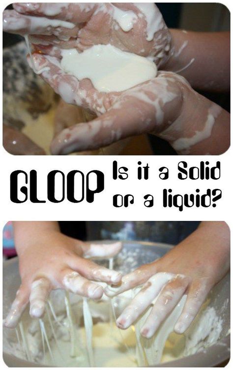 A great science activity to do at home!  Make your own super easy gloop and then decide whether it's a liquid or a solid! Science Activity, Frugal Family, Potty Training Tips, Engage Kids, Calming Activities, Science Activities For Kids, Science Ideas, Cool Science Experiments, The Diary