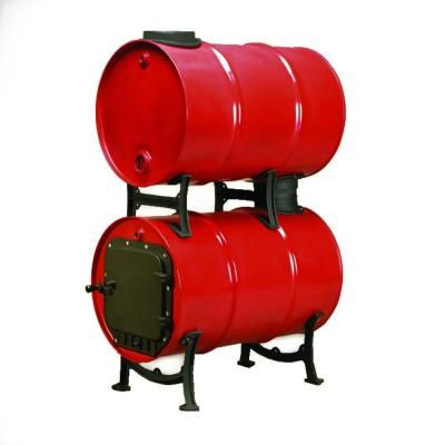 US Stove Double Barrel Stove Kit-BKAD500 - The Home Depot 55 Gallon Steel Drum, Barrel Stove, Camping Store, Wood Heat, 55 Gallon Drum, 55 Gallon, Rocket Stoves, Steel Drum, Double Barrel