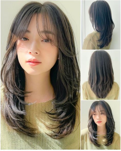 Korean Mid Length Hair, Japan Haircut, Pretty Hair Cuts, Inspo Hair, Hair Inspiration Long, Layered Haircuts For Medium Hair, Bangs With Medium Hair, Hair Inspiration Short, Hairstyles For Layered Hair